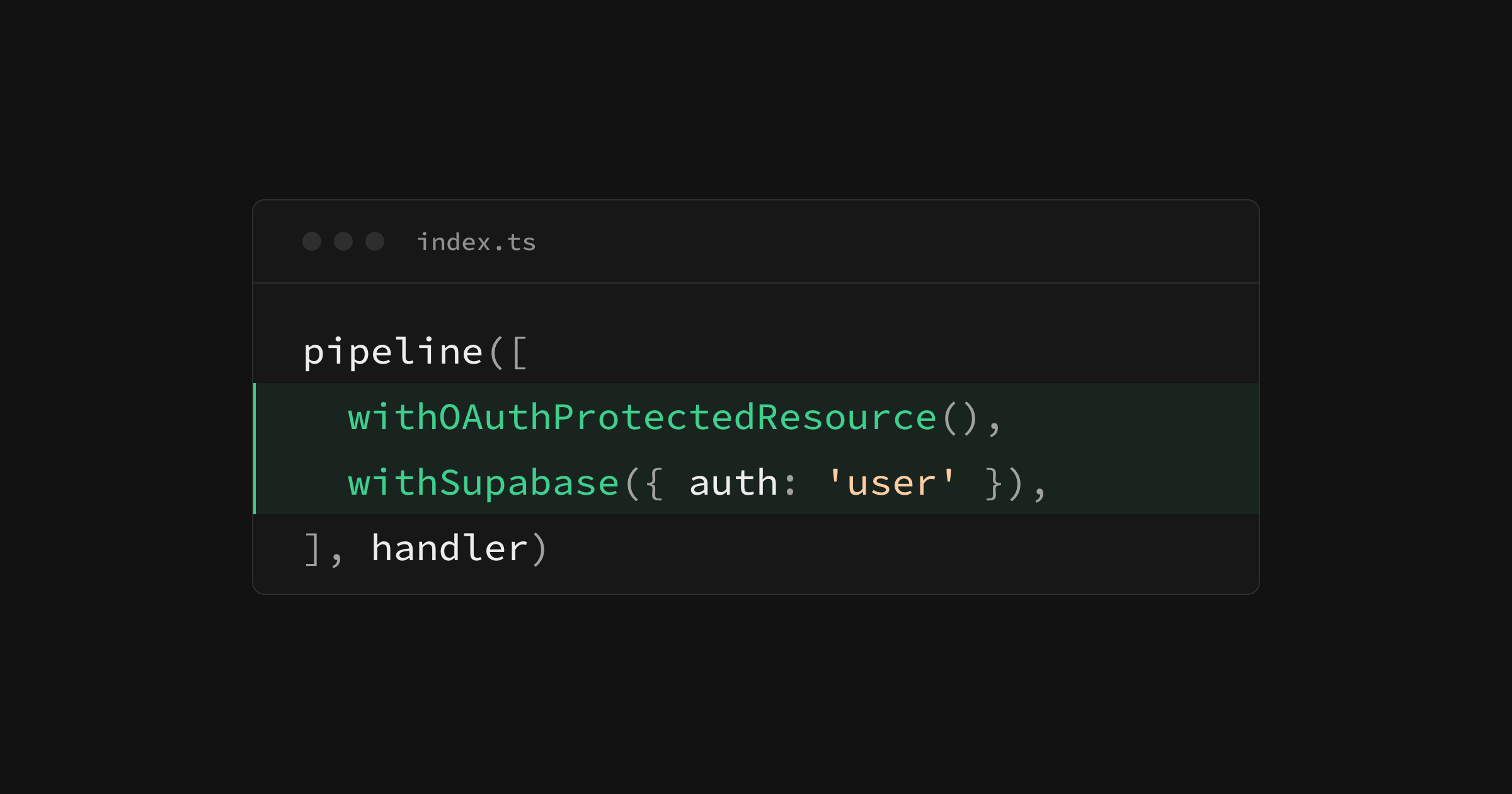 Supabase Middleware: composable, reusable middleware for Web Fetch handlers