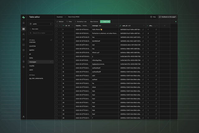 Supabase Dashboard - Create New Project