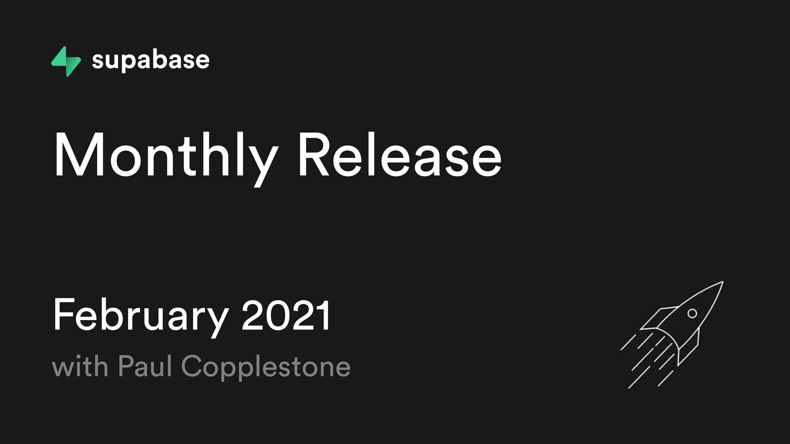 Supabase Beta February 2021 thumbnail