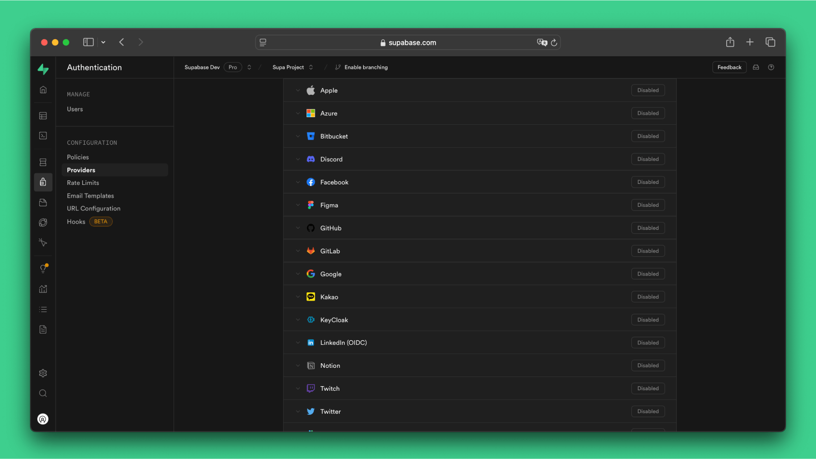 Social login thumbnail
