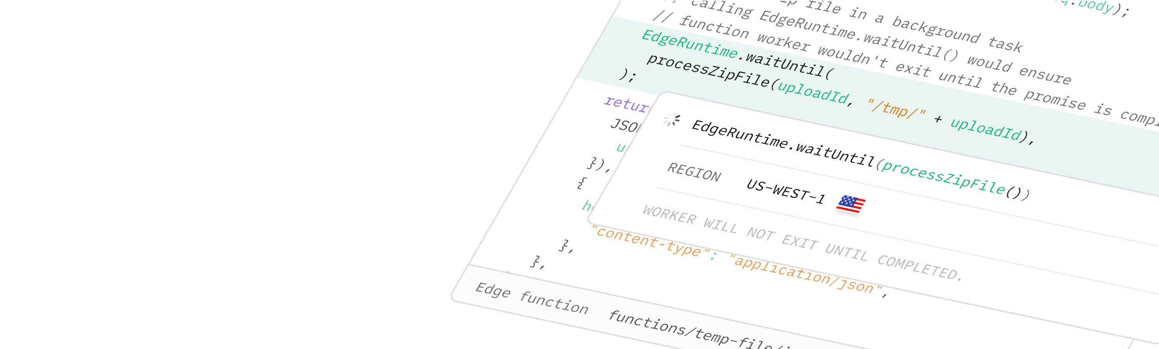 Supabase Functions: Background Tasks and WebSockets