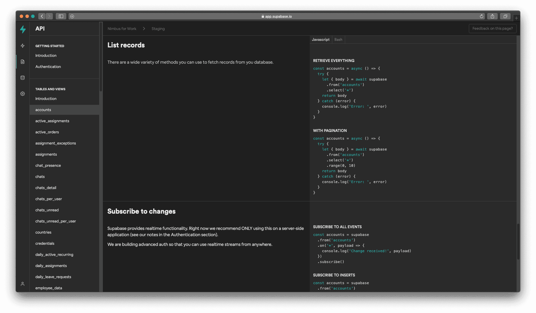 Supabase Alpha May 2020