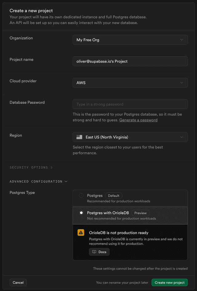 OrioleDB Public Alpha