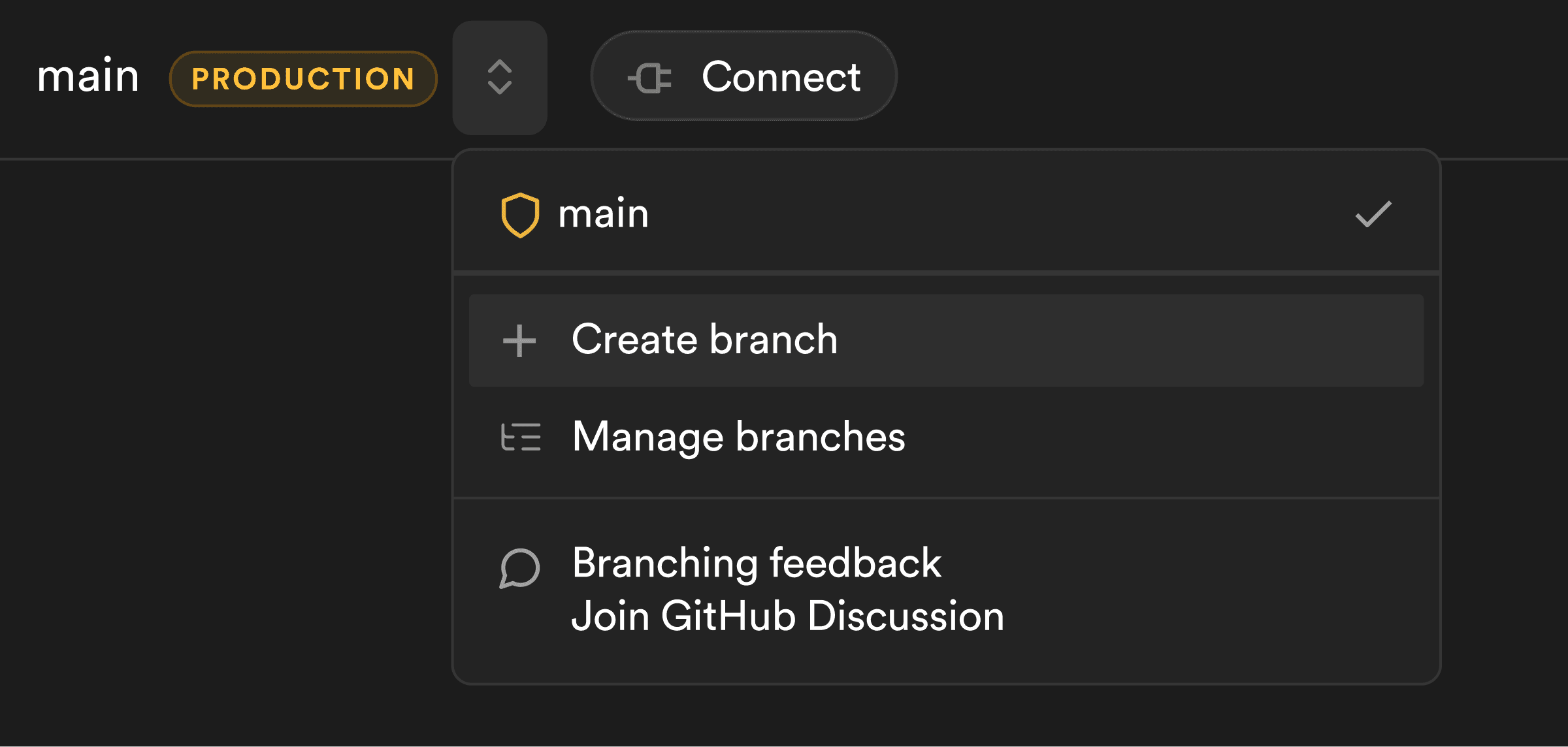 Create a branch