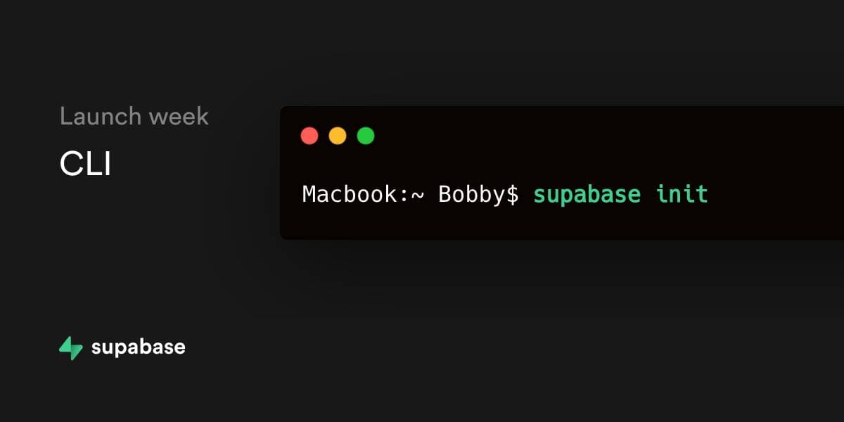 Supabase CLI thumbnail