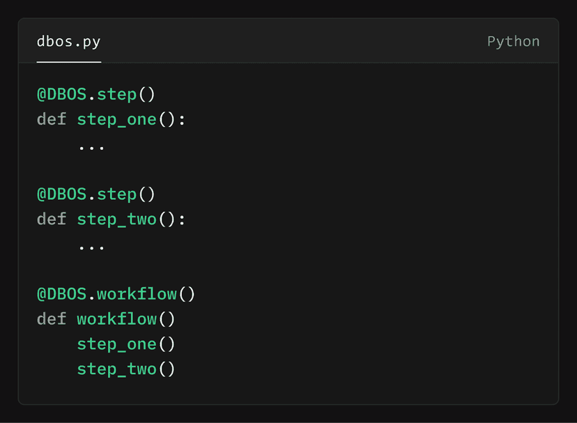 Running Durable Workflows in Postgres using DBOS