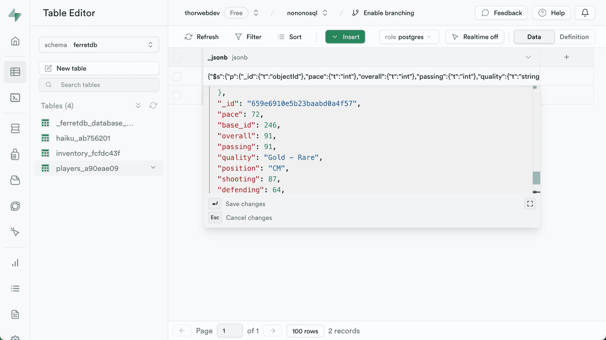 NoSQL Postgres: Add MongoDB compatibility to your Supabase projects ...