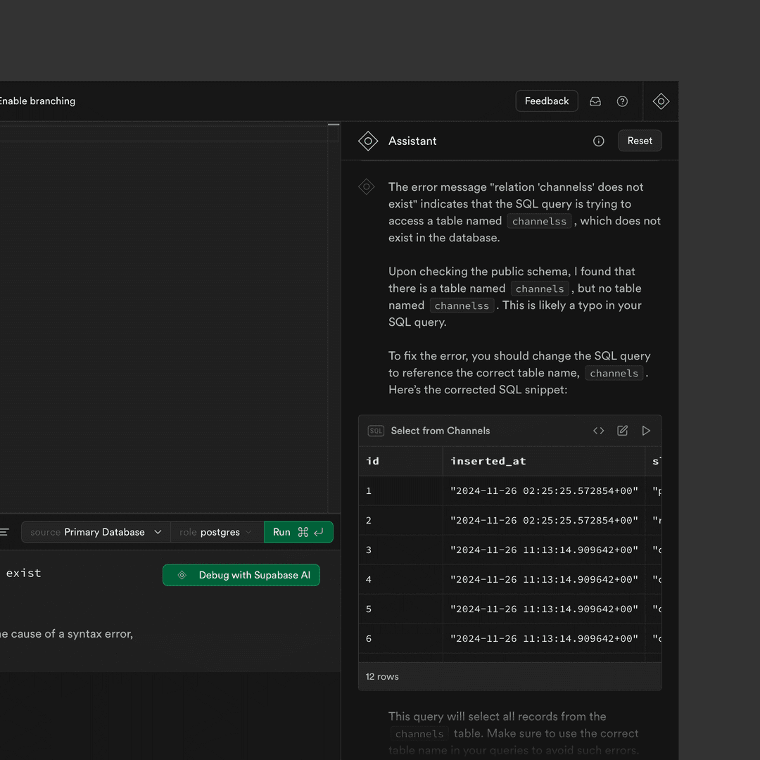 Supabase AI Assistant v2