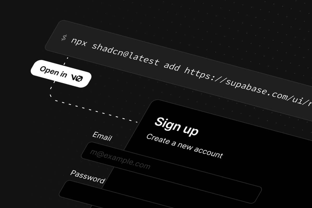 Introducing the Supabase UI Library thumbnail
