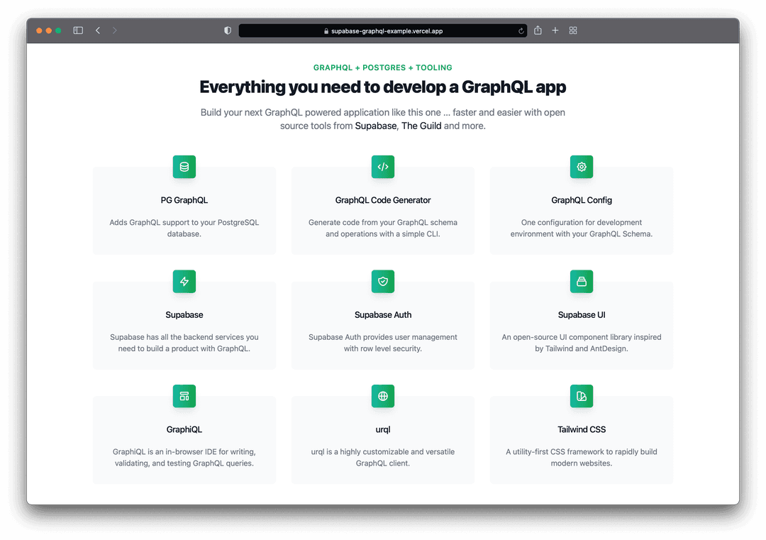 GraphQL is now available in Supabase