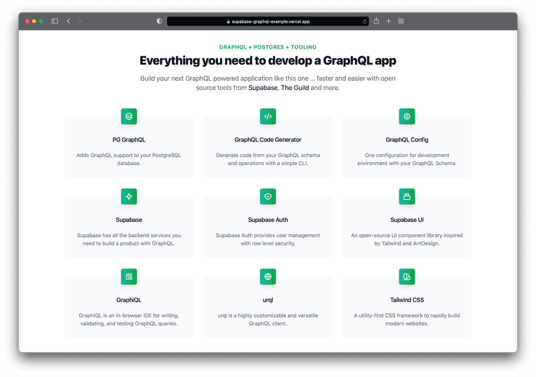 GraphQL is now available in Supabase