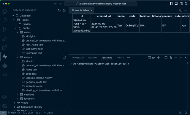 Official Supabase extension for VS Code and GitHub Copilot