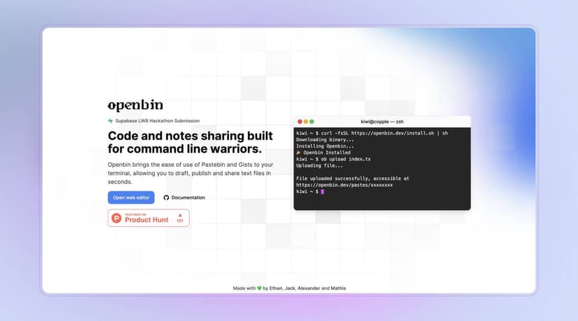 Launch Week 8 Hackathon Winners