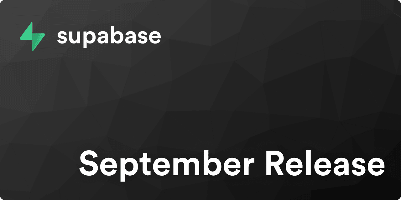 Supabase Alpha September 2020 thumbnail