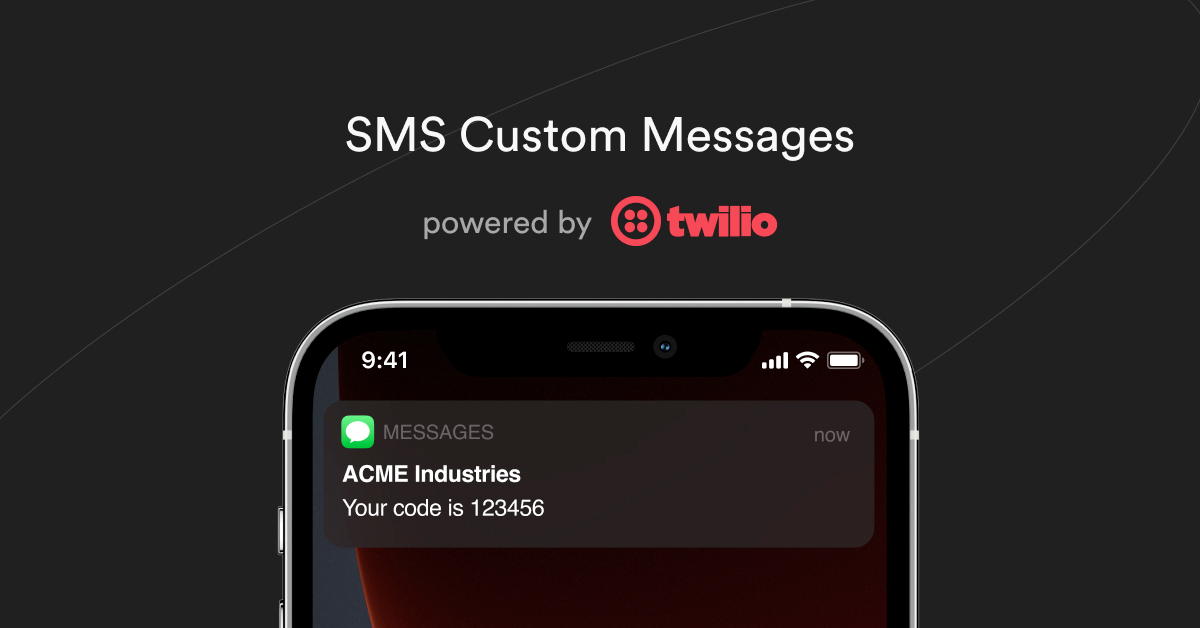 Custom SMS templates