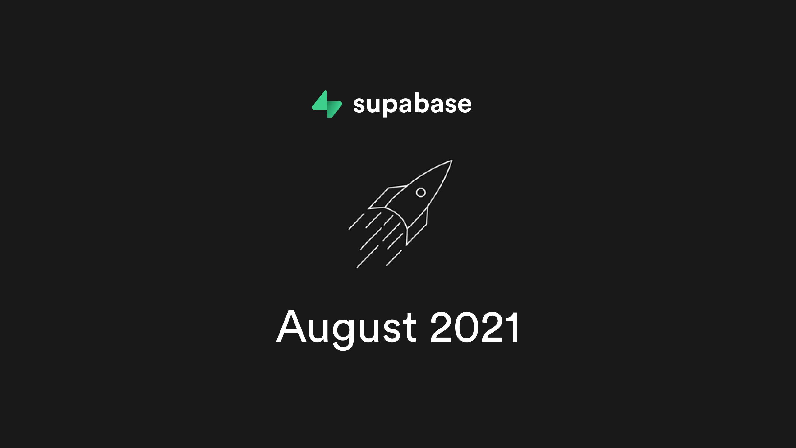 Supabase Beta August 2021 thumbnail
