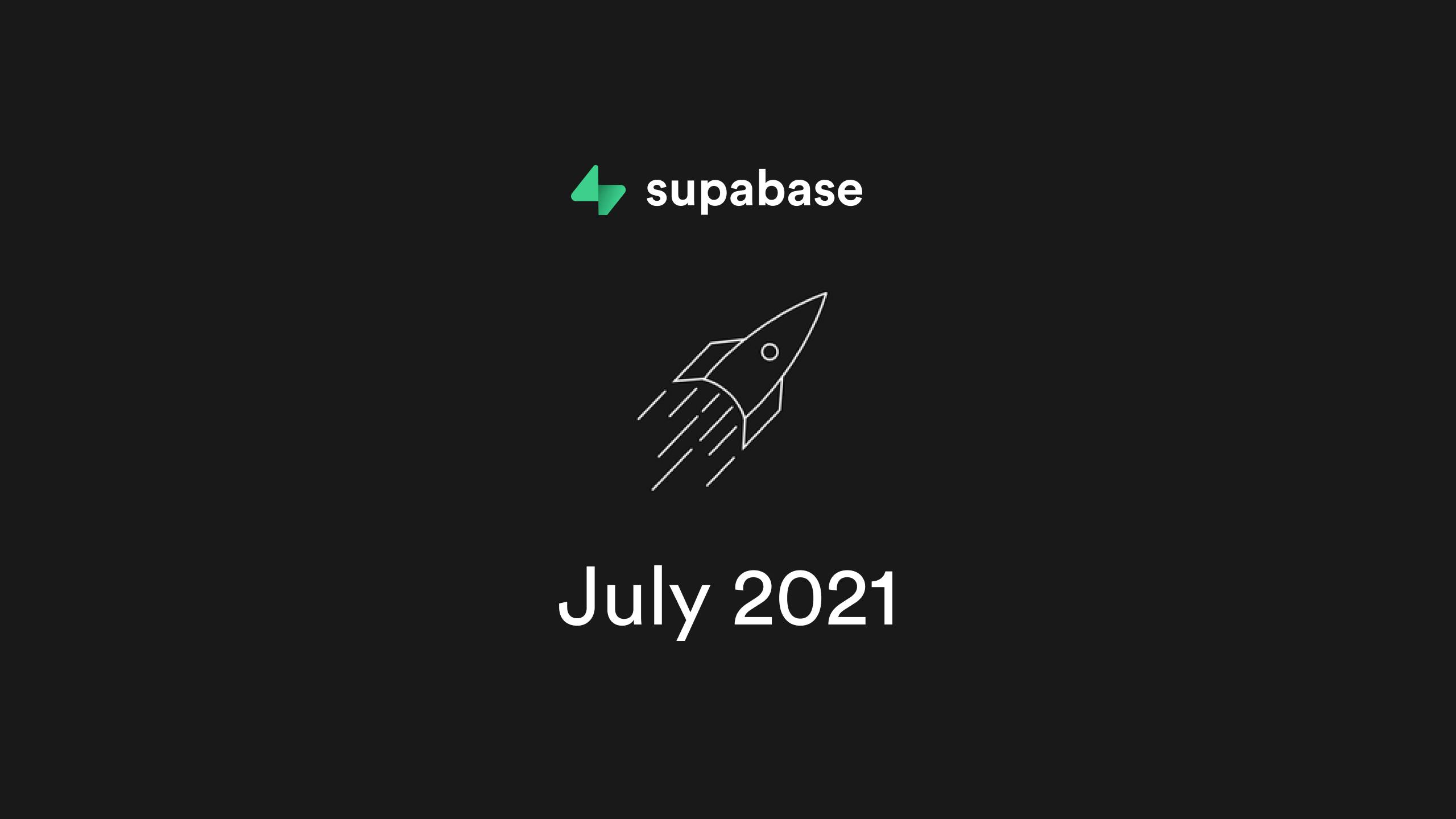 Supabase Beta July 2021 thumbnail