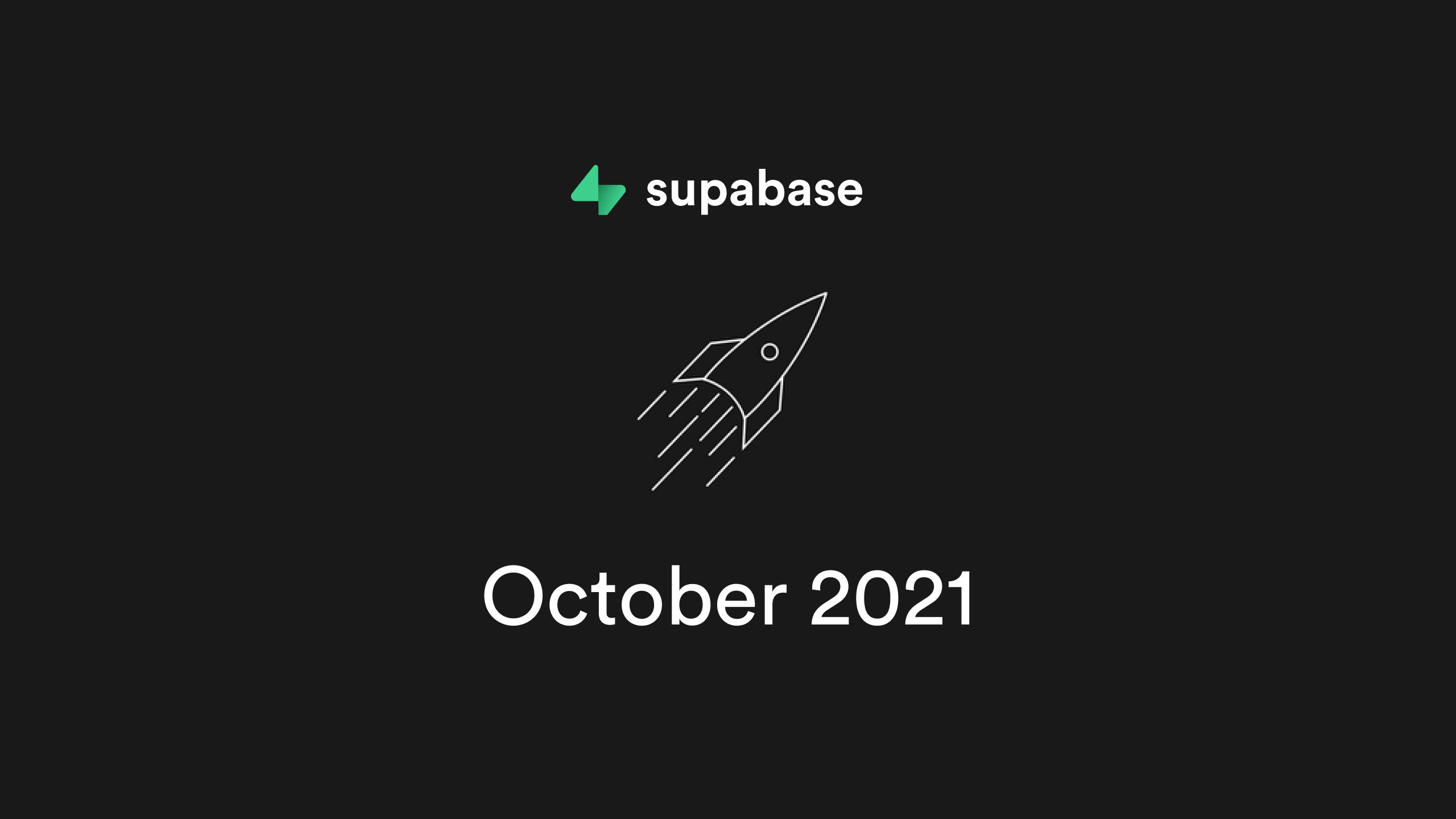 Supabase Beta October 2021 thumbnail