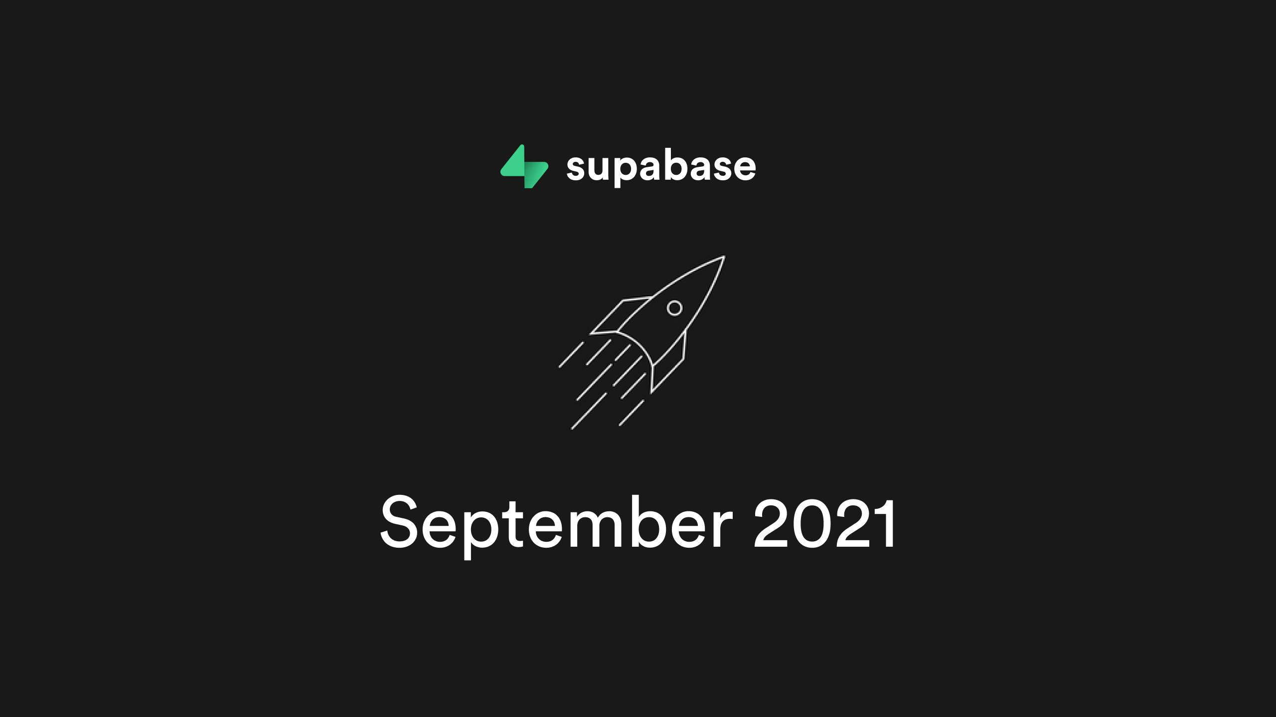 Supabase Beta Sept 2021 thumbnail