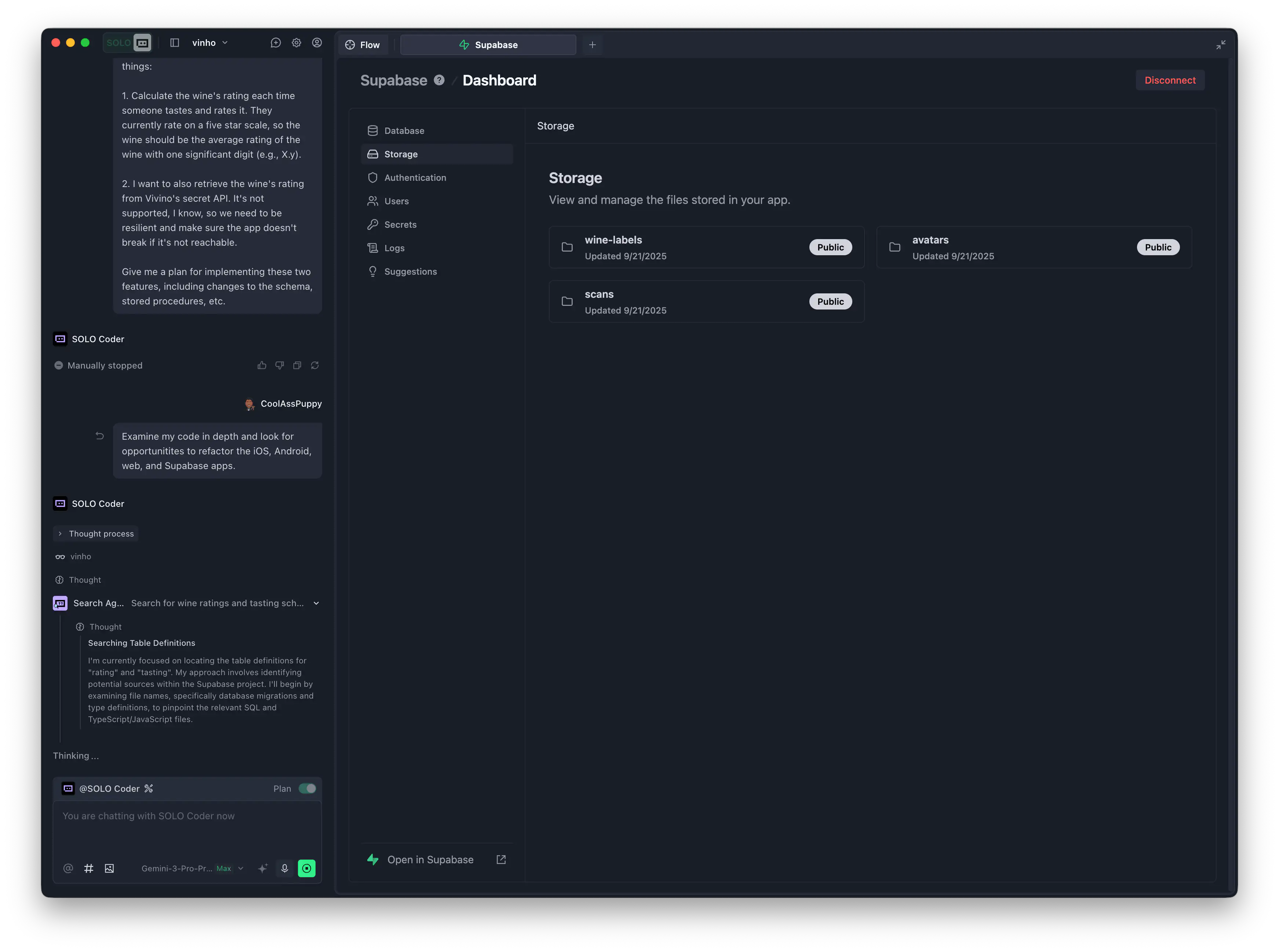 Trae Gui Introducing TRAE SOLO integration with Supabase
