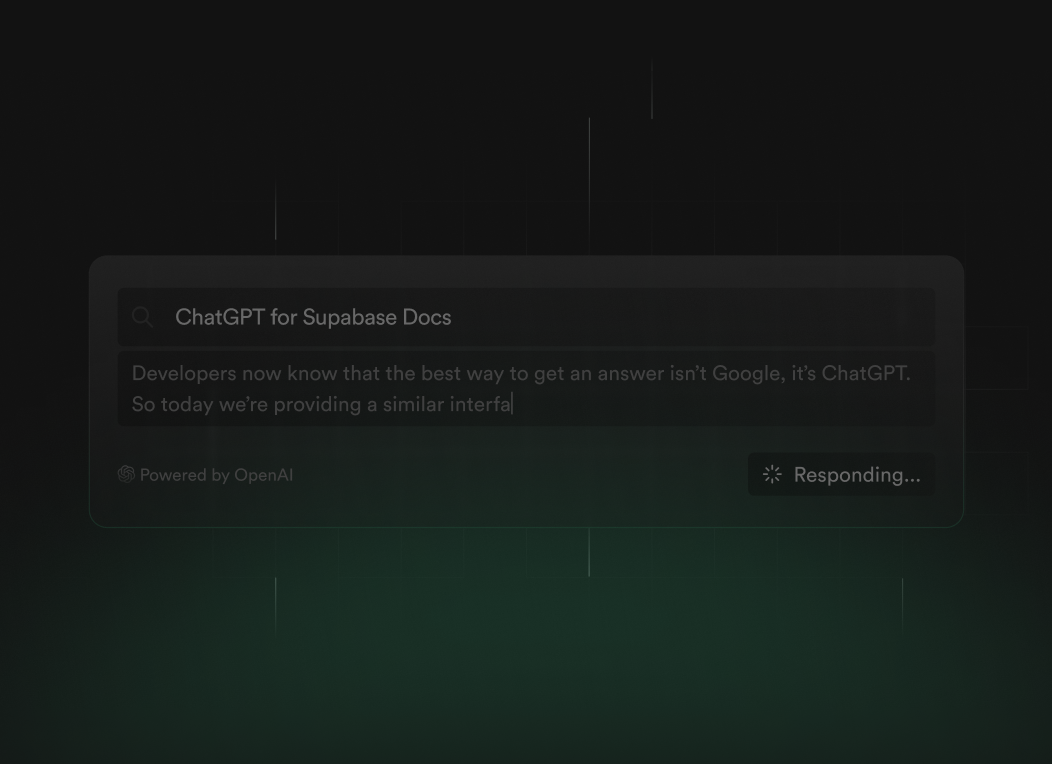 Supabase Clippy: ChatGPT for Supabase Docs thumbnail