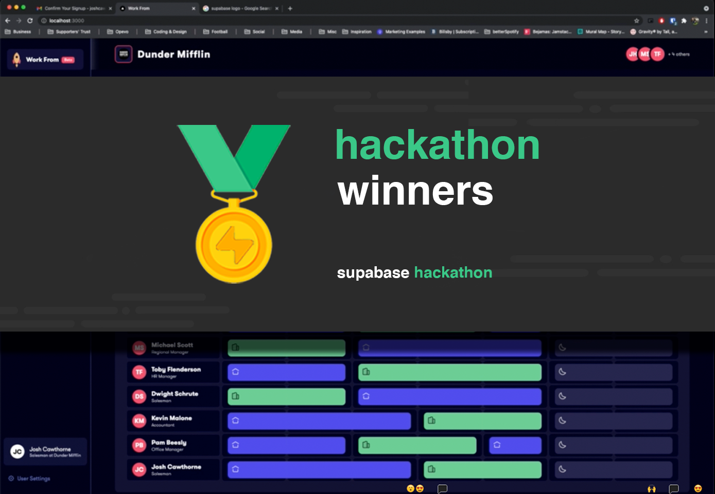 Open Source Hackathon Winners