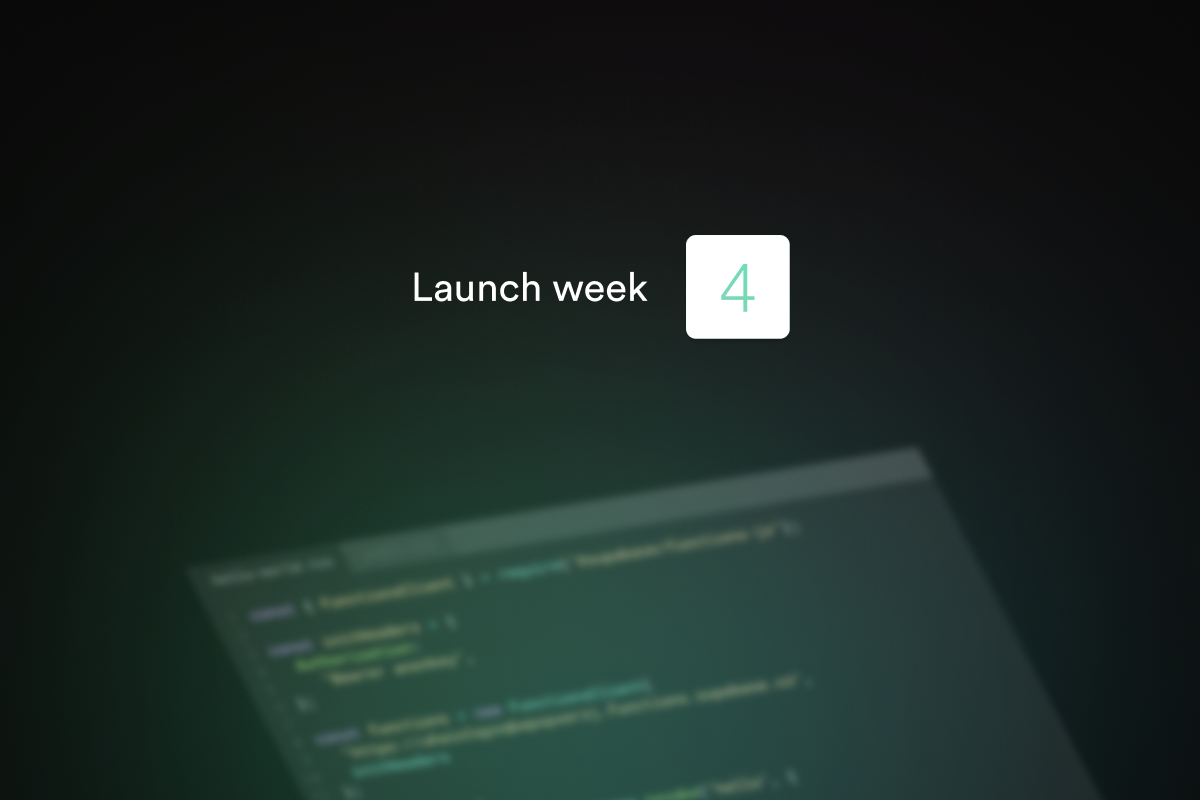 Supabase Launch Week 4 thumbnail