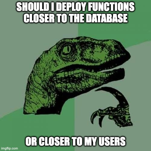 Functions deployment region