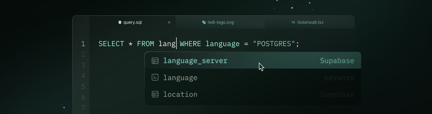 Postgres Language Server