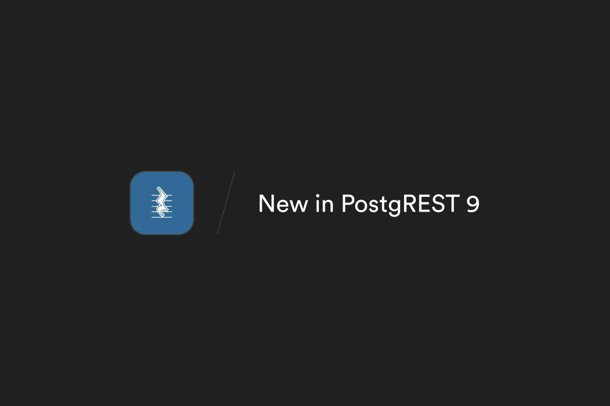 PostgREST-9