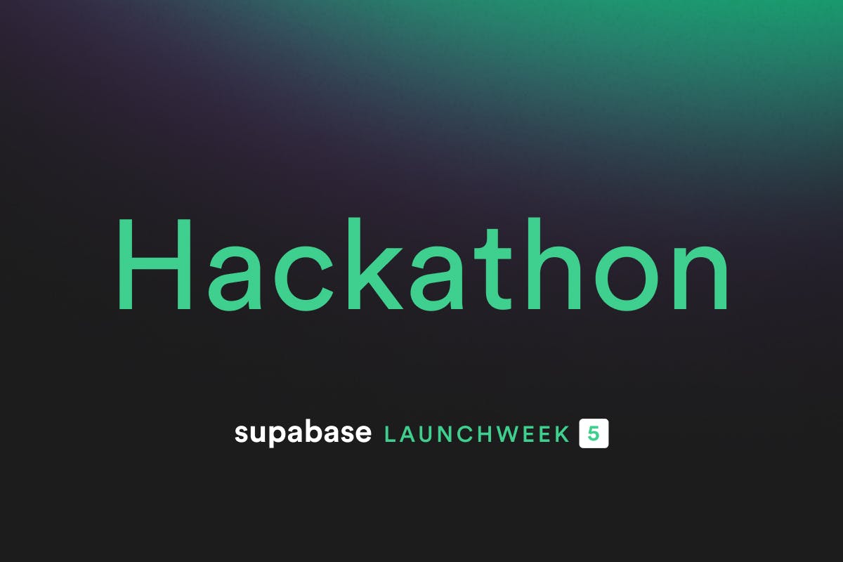 Launch Week 5 Hackathon thumbnail