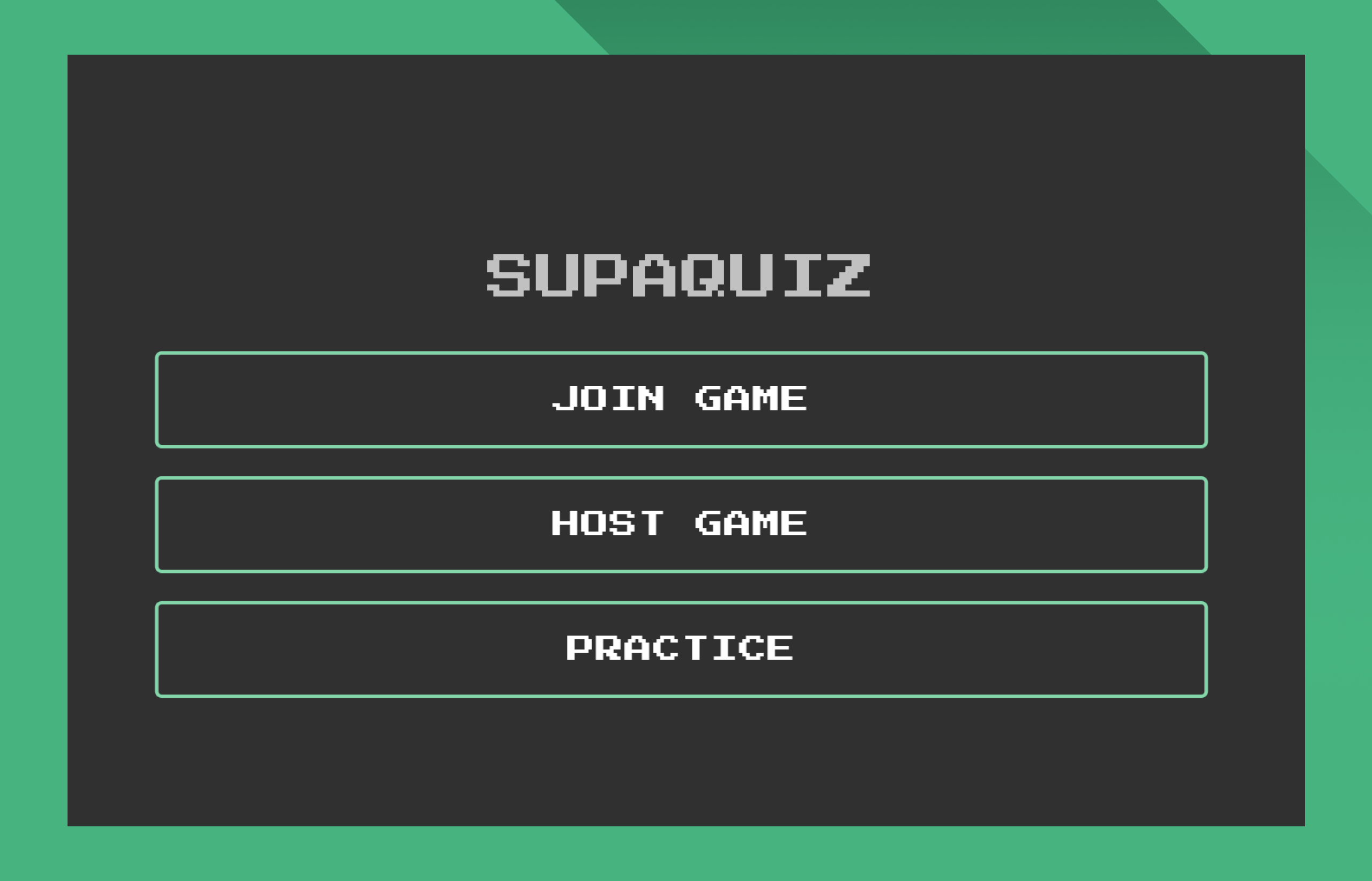 supaquiz - Multiplayer trivia/quiz game