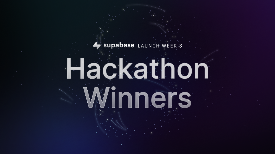 Launch Week 8 Hackathon Winners thumbnail