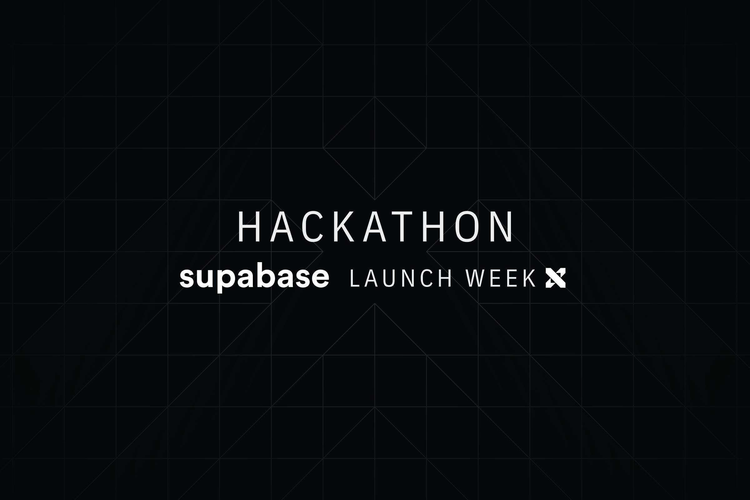 Supabase Launch Week X Hackathon thumbnail