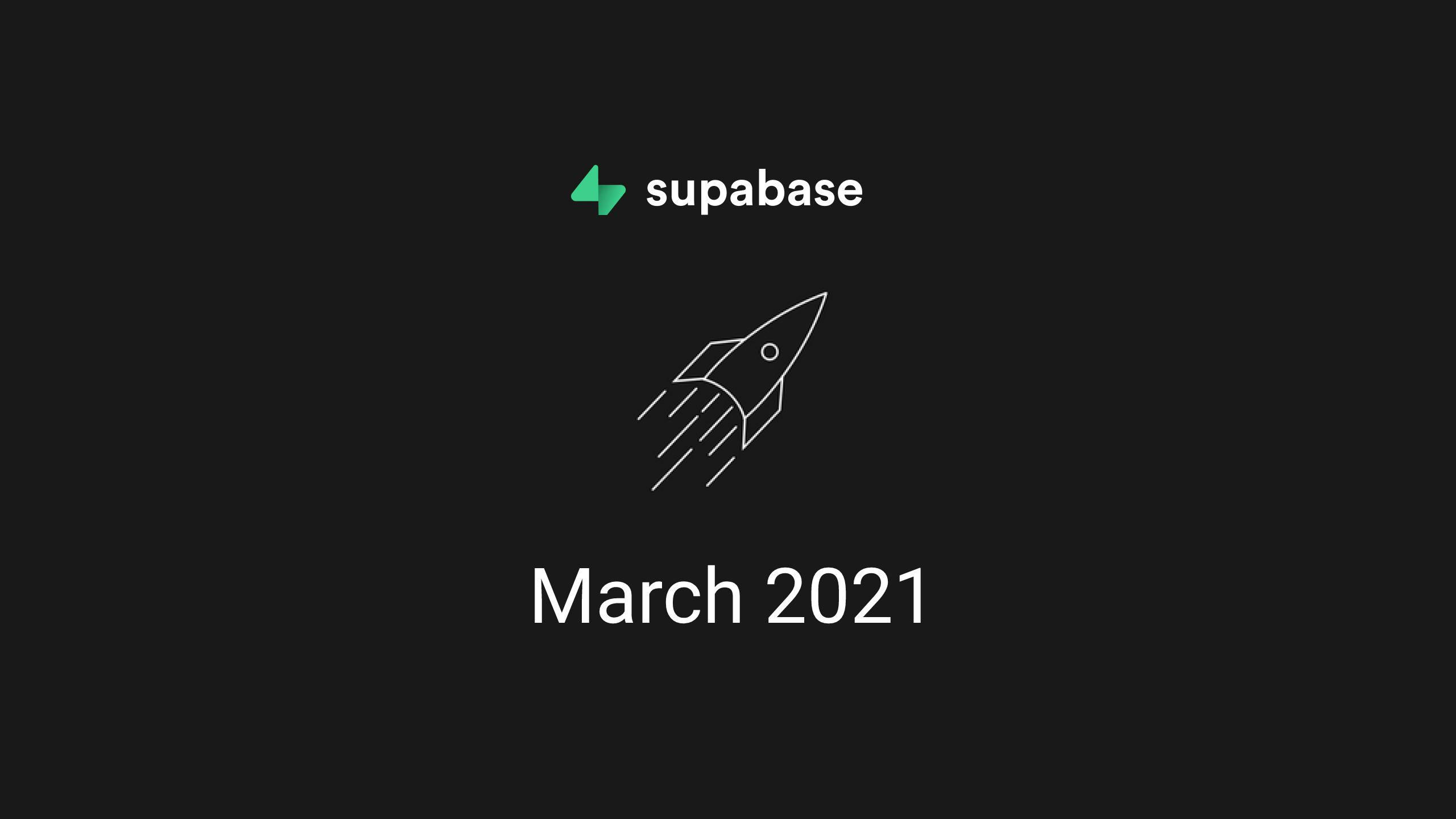 Supabase Beta March 2021 thumbnail