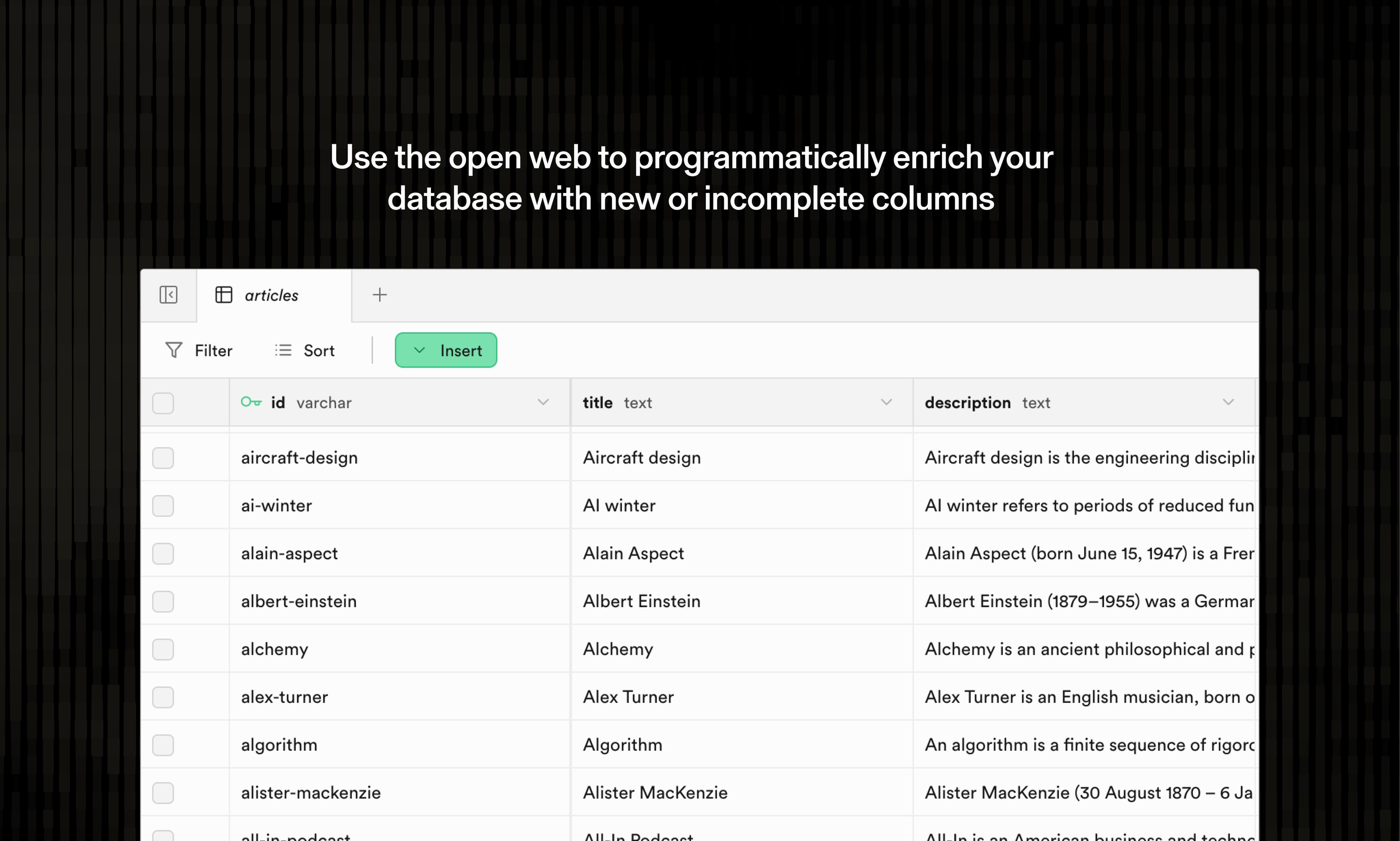 Parallel Company Enrichment