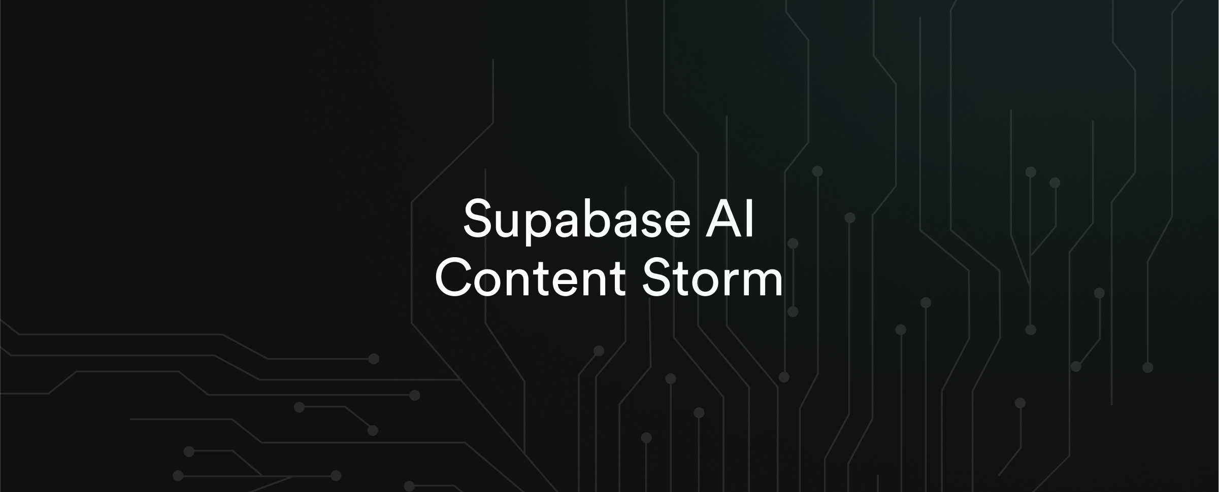AI Content Storm