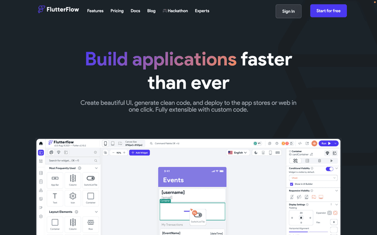 FlutterFlow | Works With Supabase