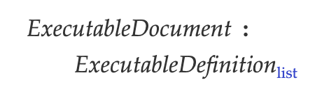 executable document