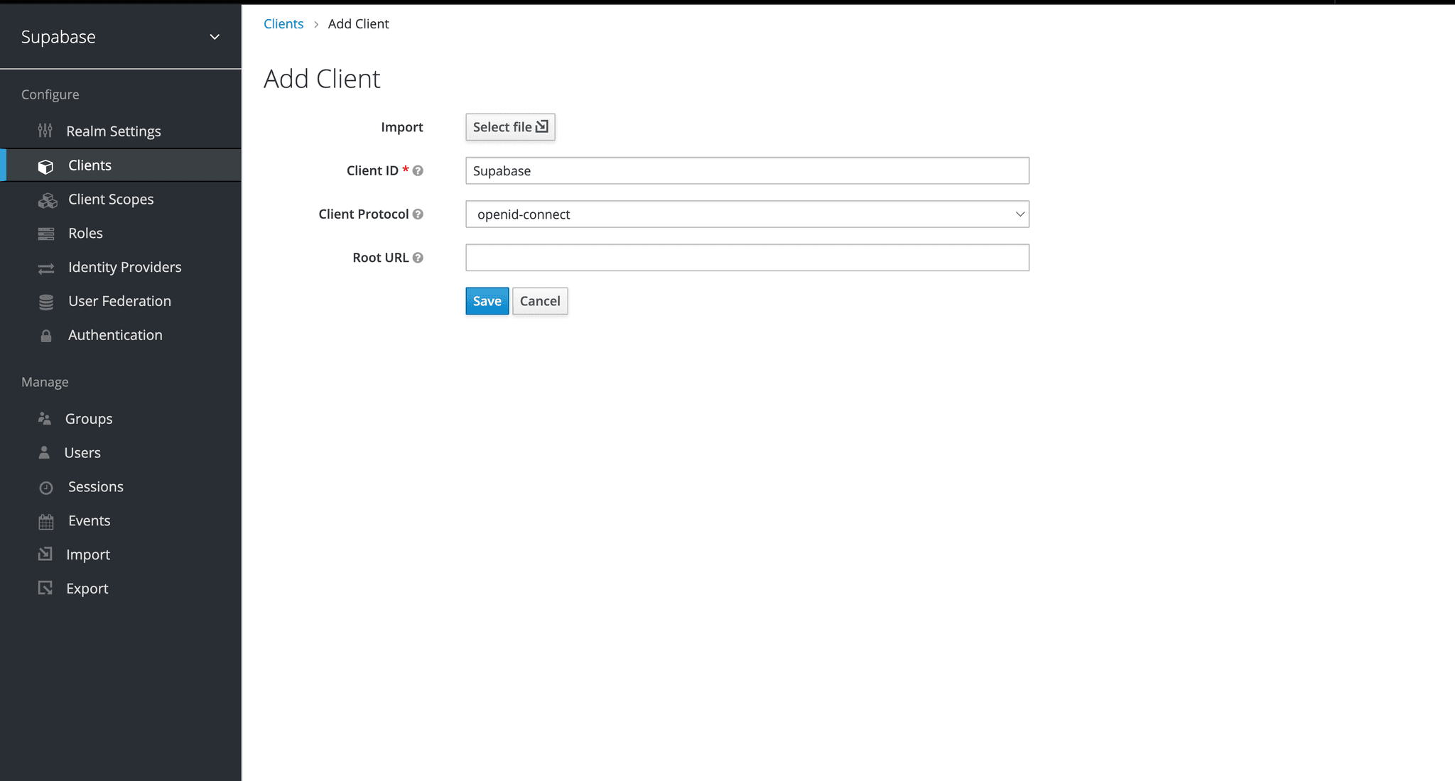 Keycloak token