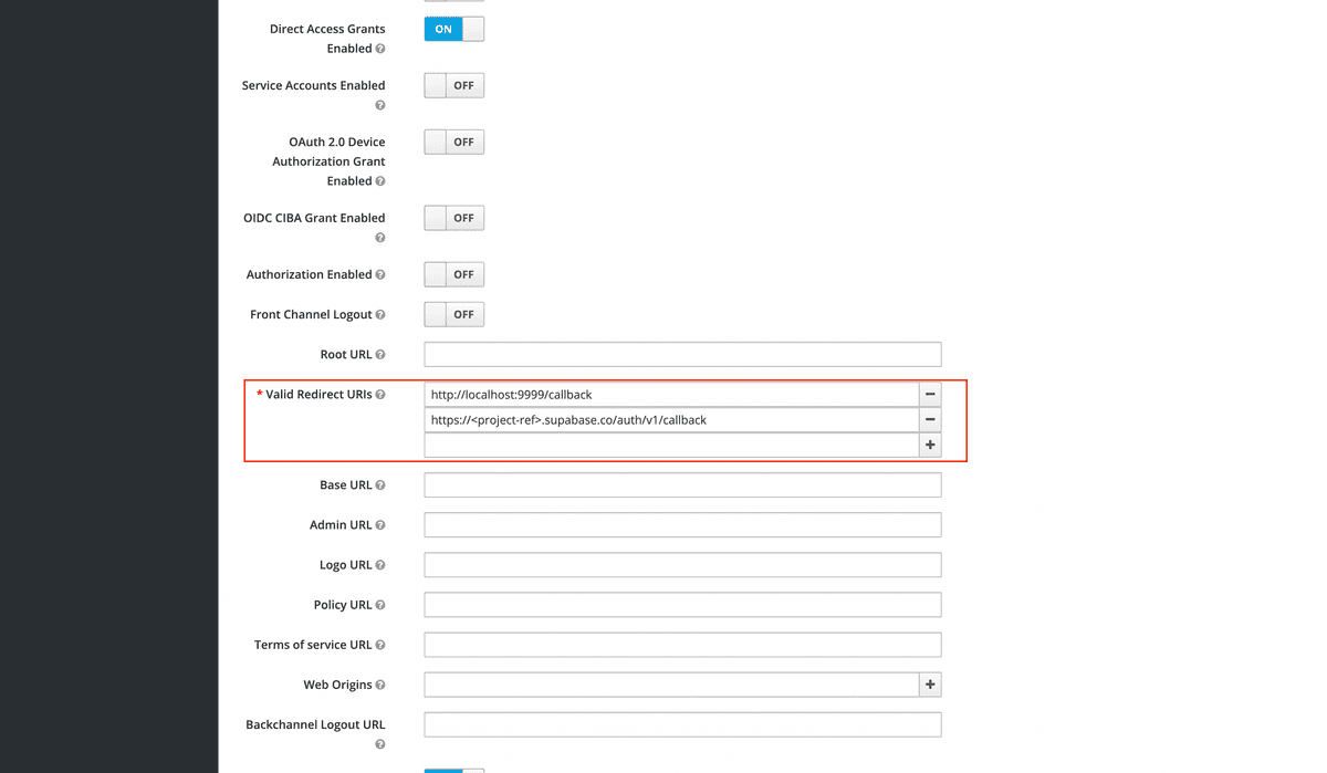 Login with Keycloak Supabase Docs