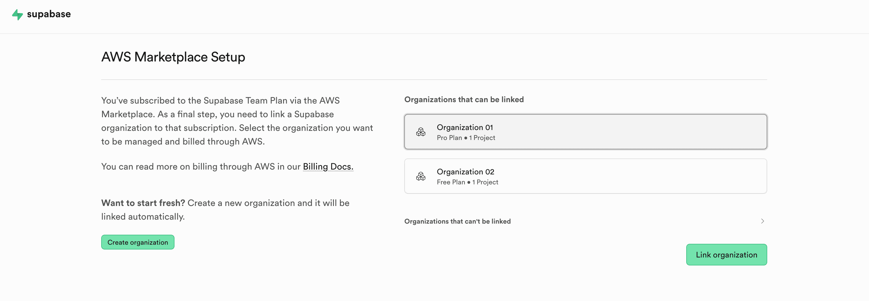 Supabase product subscribe