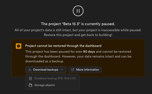 Upgrading | Supabase Docs