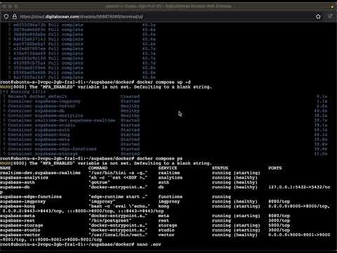 Self-Hosting with Docker | Supabase Docs