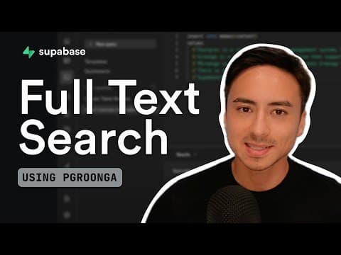 PGroonga: Multilingual Full Text Search | Supabase Docs