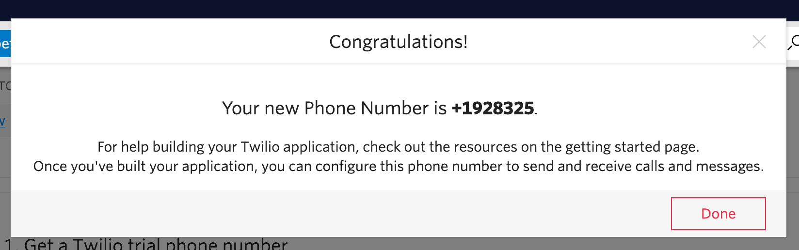 Successful phone number