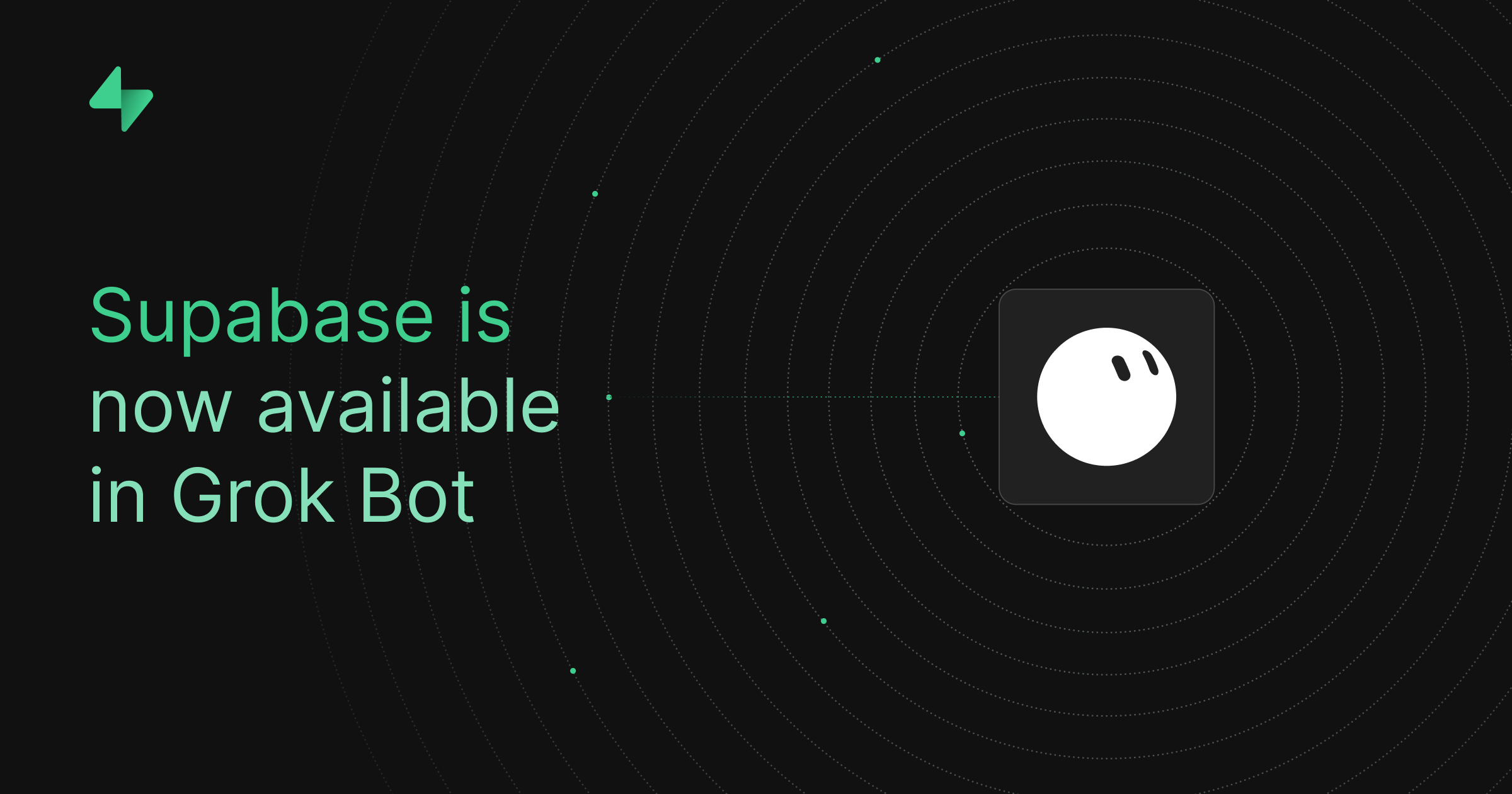 Supabase joins SpaceXAI network for Grok Bot backend workflows