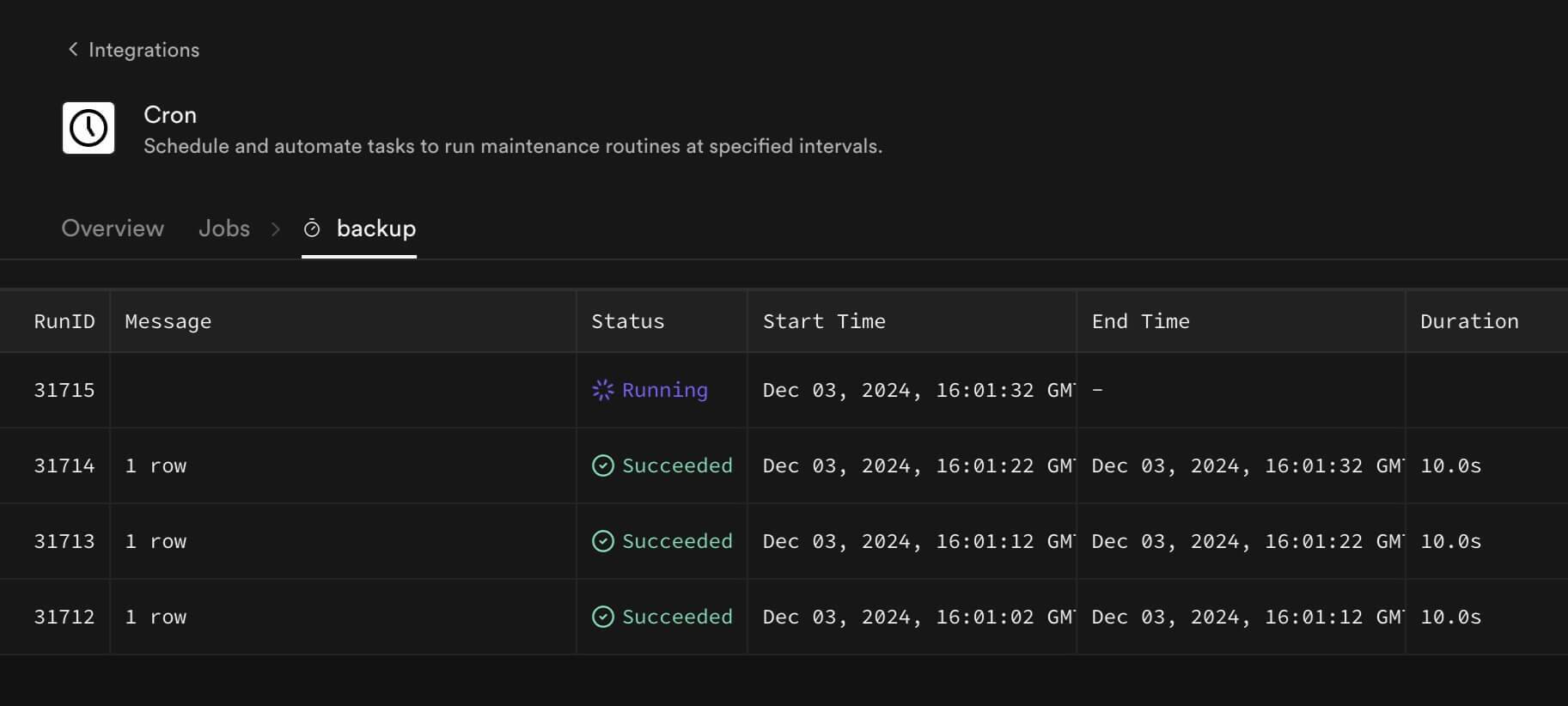 Observe and debug Jobs