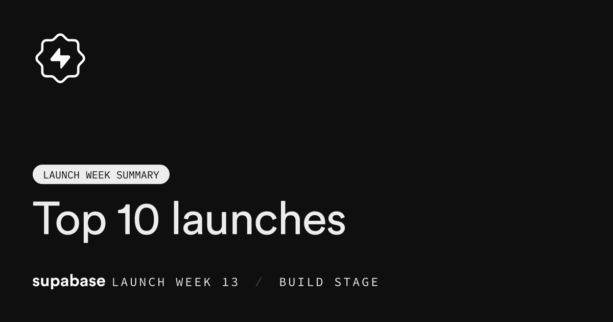 第13周重要发布的十大功能