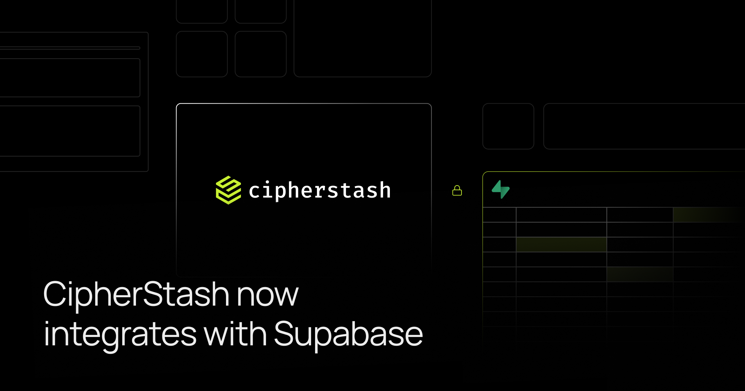 在Supabase上使用CipherStash实现可搜索的字段级加密